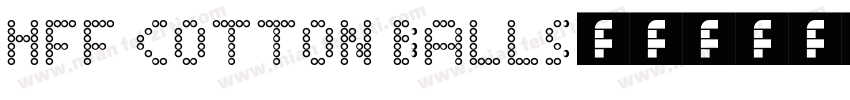HFF Cotton Balls字体转换